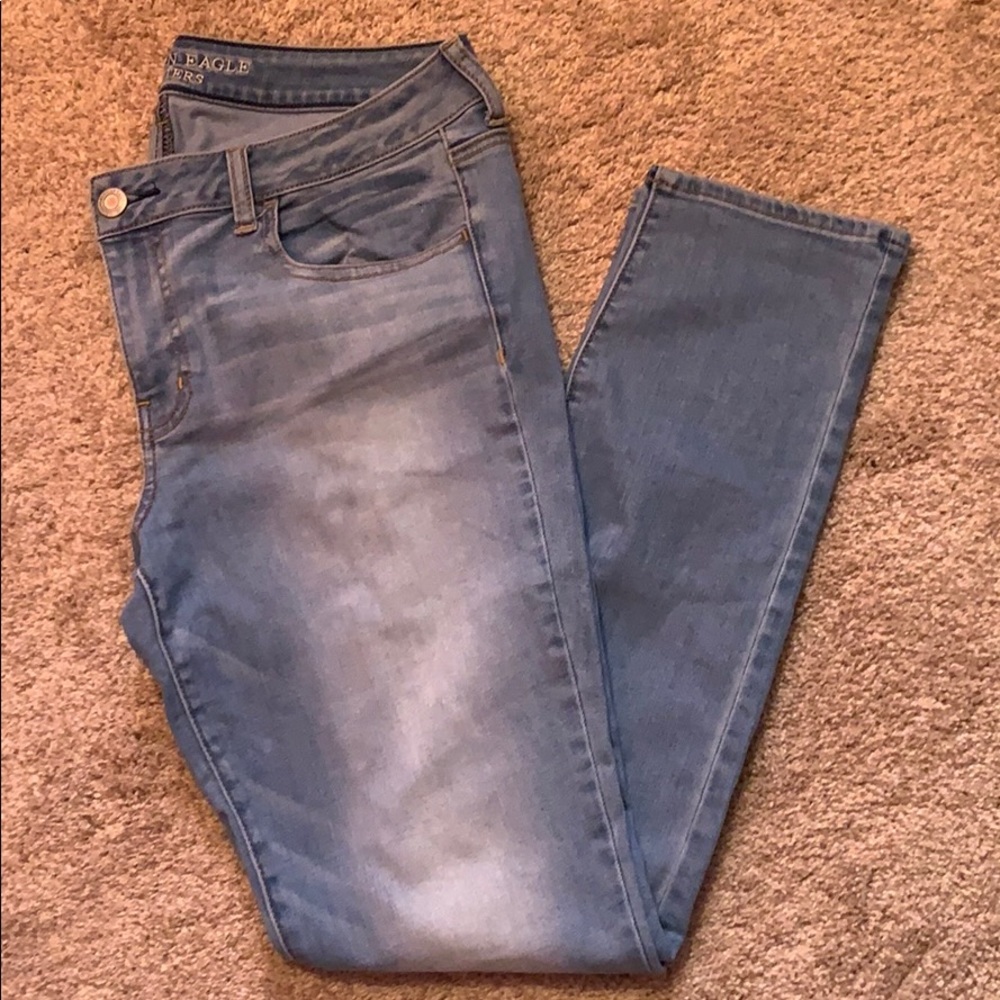 AE light wash jegging